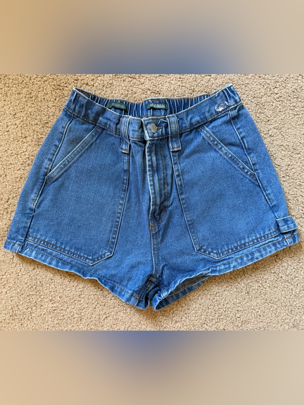 Jean Shorts High Rise Utility Wild Fable